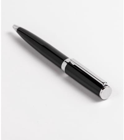 Hugo Boss - HSN2544A - Balpen - zwart/zilver - Gear Icon