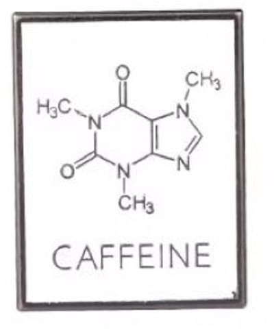 Pin Broche - enamel pin - kledingspeld - Cafeïne