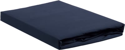 Ambiante Katoen - Topper Hoeslaken - 120x200 - Donker Blauw