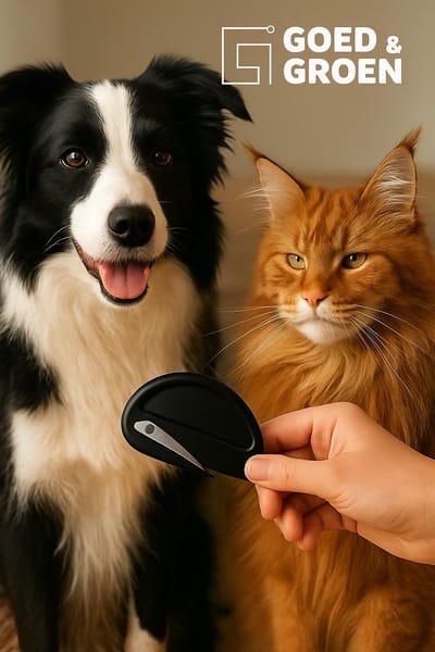 Goed&Groen - VachtFit - Zwart - Ontklitter voor hond, kat, paard & andere langharige dieren – Klitten verwijderen – Pijnloos – Klitvrij – Compact – Veilig & gebruiksvriendelijk