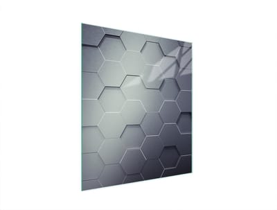 TMK ArtDeko - Snijplank van gehard glas - 45x52 cm - Beschermend Paneel - Meerdere Toepassingen