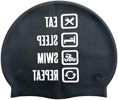 Zwemmuts - Badmuts - Zwemmen - Comfortabel ontwerp - One size - Zwart