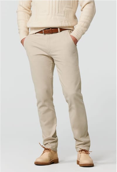 Meyer - Broek Ecru Meyer Bonn Pantalons Ecru 2-8572