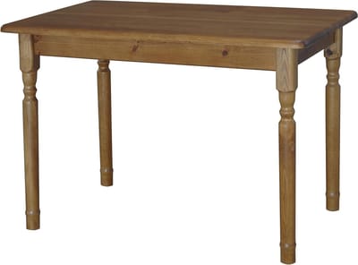 Massief houten tafel - Eettafel grenenhout - Keuken en eetkamer - Handgemaakt robuust design - 100 x 60 cm - Eikenlook