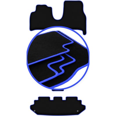 CARLUX-BLUE automatten voor: Peugeot 807 7-zitter (2002-2014)
