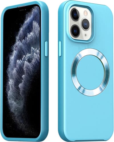 iPhone 14 PRO MAX Hoesje - Back Case Cover - Magsafe Compatible - Blauw - Provium