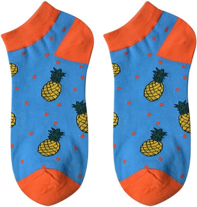 Clayre & Eef Grappige Sokken one size Blauw Polyester
