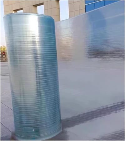 Polycarbonaat Platen - Broeikasdak Dakvervanging - Tuin Overkappen - Hoge Slagvastheid - 1x7 meter - Transparant