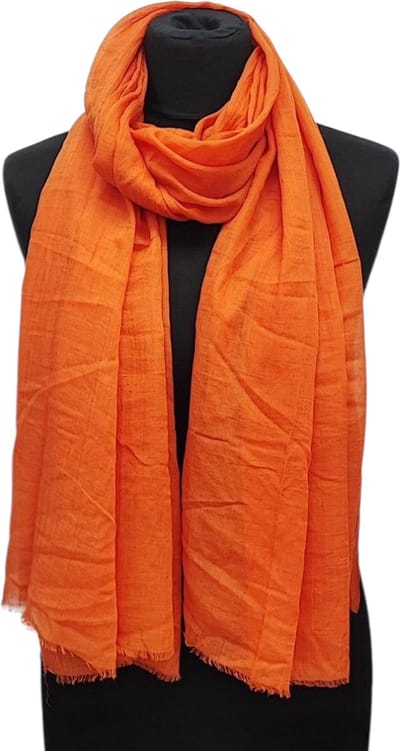 Lange Dunne Sjaal - Effen - Oranje - 180 x 95 cm (239100#)