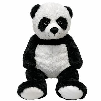 XXL pluche knuffel - 90 cm - panda - polyester