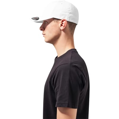 Urban Classics - Garment Washed Dad Flexfit pet - L/XL - Wit