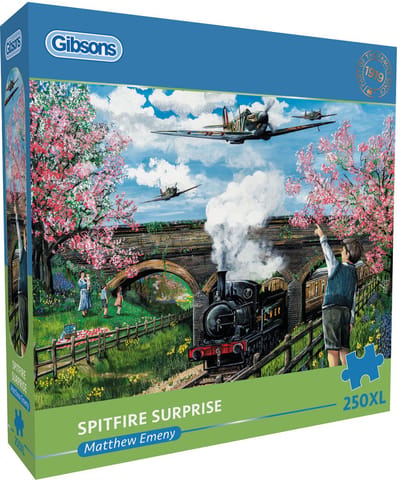 Gibsons - Spitfire Verrassing ("Spitfire Surprise") - Mathey Emeny - 1000 stukjes - 68×49cm - Legpuzzel voor Volwassenen