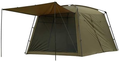 Vis Tent - Karper Shelter - Vissen Buiten - 3 Seizoenen Model - 250x250x185cm - Khaki