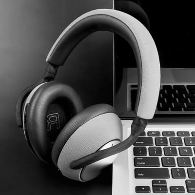 Vervangende Oorkussens voor Over-Ear Hoofdtelefoons, Hoge Dichtheid Geluidsisolatie Schuim, Zachter Proteïne Leer, Geschikt voor Bowers & Wilkins PX7