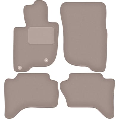 Beige velours matten voor: Mitsubishi L200 V pick-up (2019-)