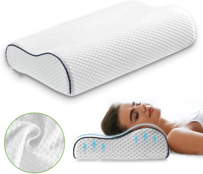 Kussen Van Traagschuim - Ergonomisch Nekkussen - Orthopedisch Nekkussen - Slaapkussen - Hoofdkussen