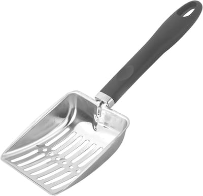 Aszeef | 32 Cm Hittebestendige Vuurplaats Schep,RVS Uitgeholde Haardas Schop,Voor Houtkachel BBQ Kampvuur Barbecue Tuinreiniging