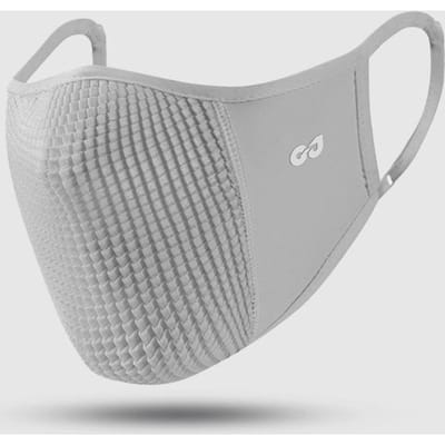 Ademend IJszijde Zonnescherm Masker UV Bescherming voor Zomer Buiten Fietsen Klimmen Sporten Fitness Unisex Gezichtsbeschermer grijze kleur