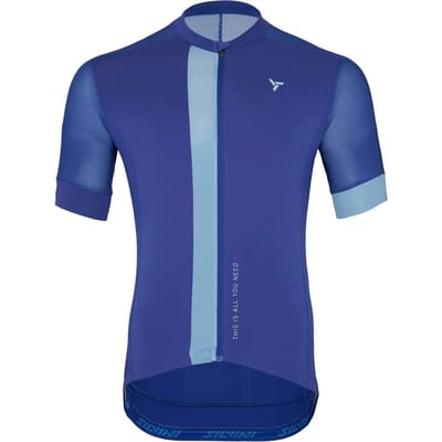 Silvini Md2226 Carnio Korte Mouw Wielertrui Blauw M Man