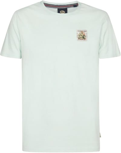 Petrol Industries - Heren Logo T-shirt Mineral - Groen - Maat S