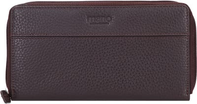 mano Don Tommas Leren Portemonnee 18 cm - Dames - Horizontaal - braun