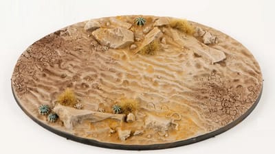 Deserts of Maahl Bases Pre-Painted (1x 170mm Oval)
