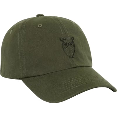 Baseballpet met logo KnowledgeCotton Apparel Twill
