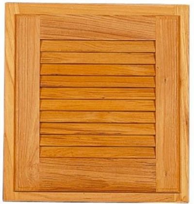 ARC Marine teakhouten Jalousiedeur met kozijn 30,5 x 30,5 cm