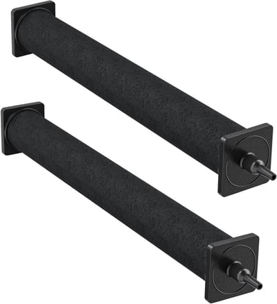 Luchtsteen Cilinder 40 cm voor Grote Pompen, Beluchter voor Aquaria, Tuinvijvers en DWC Systemen, Set van 2