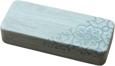 Brillenkoker Hard Shell - Brillendoos Beschermhoes - Brillen Veilig Opbergen - Bloemblaadjes Patroon - 16 x 6.5 x 3.4 cm