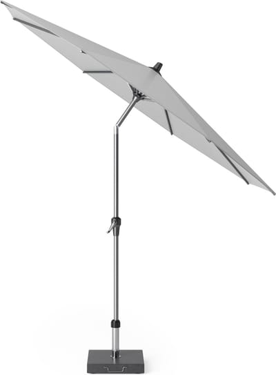 Platinum Sun & Shade - Middenstokparasol - Riva - Ø270cm - Lichtgrijs - Kantelbaar - Easy-up draaisysteem - 96% UV protectie