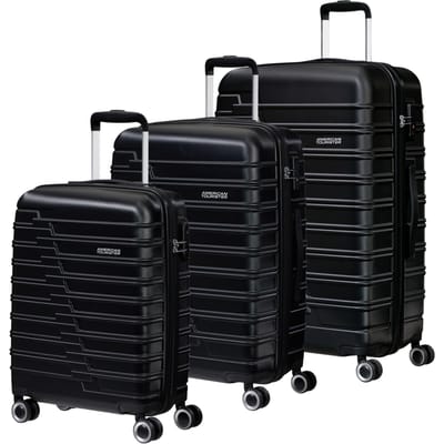 American Tourister Activair 3 4-wiel bagageset 3st. - Harde bagage - TSA slot - universe black
