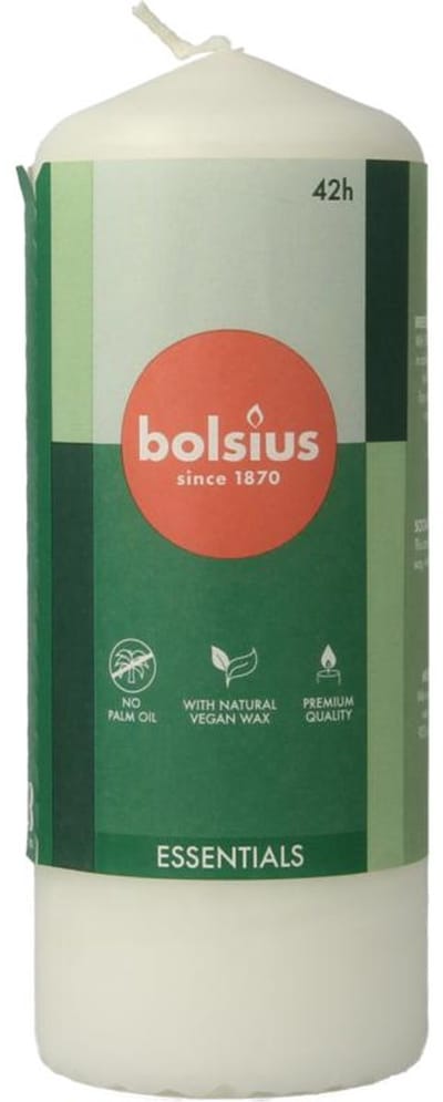 Bolsius - Stompkaars - Essentials - 150/58 - 1 Stuk - Cloudy White
