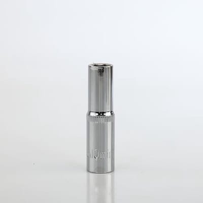 Slagmoerbit 3/8" Aandrijving 10 mm 6-kantige Inzet - Chroom-Vanadium Staal voor Moersleutel of Boormachine