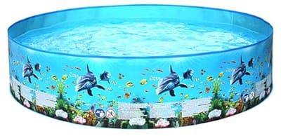 Kinderen zwembad 122 cm - zonder opblazen - buitenspeelgoed - uren speelplezier - ShopVlot