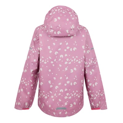 Regatta Waterdicht kinder/kinderjack Lever II Camo (Lila/Licht Vanille/Beaujolais)