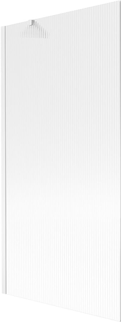 Mexen Next badwand enkel paneel 90 x 150 , strepen, wit - 895-090-000-00-09-20