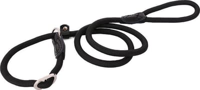 Hunting Retrieverlijn Sliplooplijn Nylon met Stop Freestyle 130 cm | 13 mm  Zwart