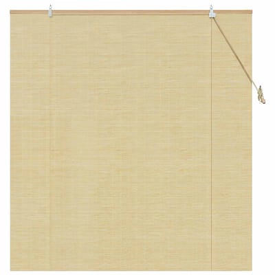 vidaXL - Rolgordijn - Naturel - 130 - x - 160 - cm - Bamboe