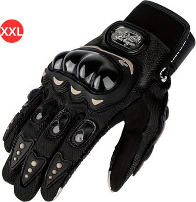 Bovista Motor Handschoenen - Handmoffen Brommer - Handmof - Fiets - Scooter - Zwart - Maat XXL