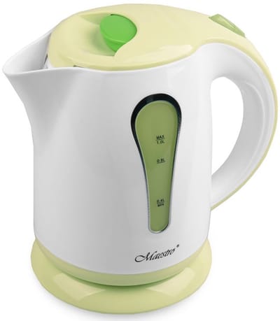 Maestro MR-028-GREEN - Elektrische Waterkoker - 1 Liter - 1000W - 360° Draaibaar - Groen