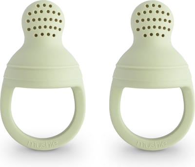 Mushie Fruitspeen - Sage - 2 Stuks