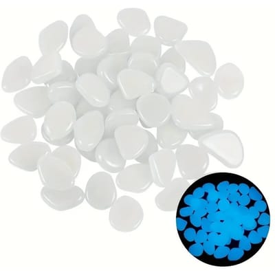 Zonne-gloeiende stenen absorberen licht als mystieke boodschappers overdag, gloeien als betoverde elfen 's nachts. Premium harsdecoratie voor vijvers