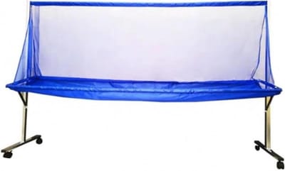 Tafeltennis Bal Vangnet - Ballen Verzamelaar - Trainingshulpmiddel - Groot Frame - 230cm x 45cm x 135cm - Zwart