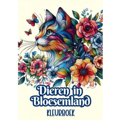 Kleurboek - Dieren In Bloesemland - Kleurboek Shop