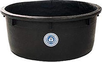 Ronde Mortelbak Zwart - Robuuste Verwerkingskuip 150 Liter