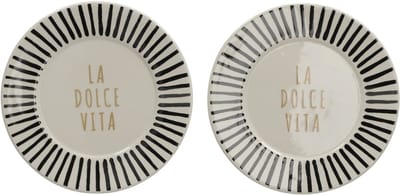 JENS Living La Dolce Vita Bordjes Zwart /2