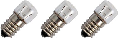 Signaallamp E14 24V 5W - 208 mAh - 3 stuks - T16 Gloeilamp Ø16mm - 35mm - 2500K - Dimbaar