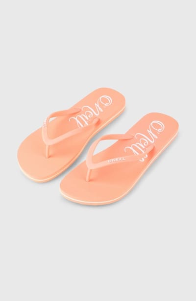 O'Neill teenslipper Profile Logo Sandal - oranje/wit - Maat 39 - Dames