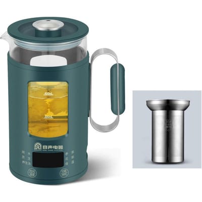 Health Pot Multifunctionele Elektrische Waterkoker Met Temperatuurregeling Waterkoker 600ml Mini Elektrische Waterkoker Slimme Draagbare Theepot groen